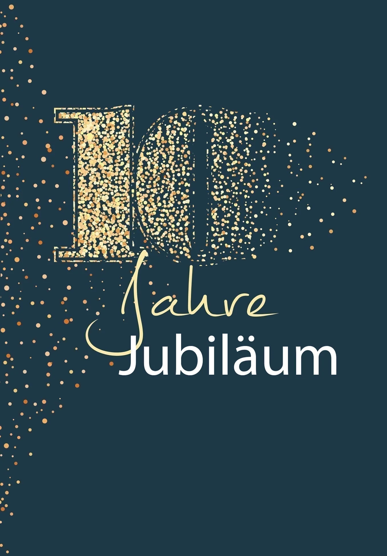 10 Jahre Jubiläum - Blau Gold PDF - Image 2