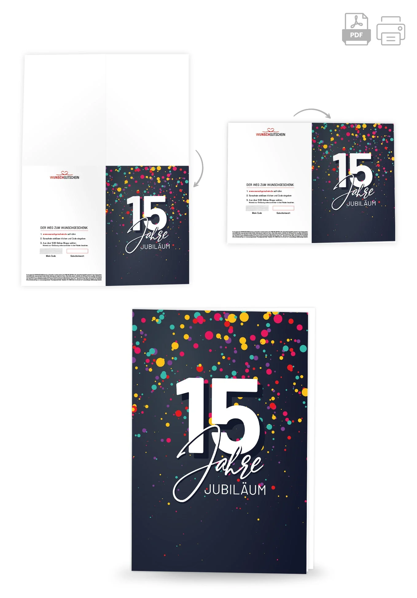 15 Jahre Jubiläum - Konfetti PDF - Image 4