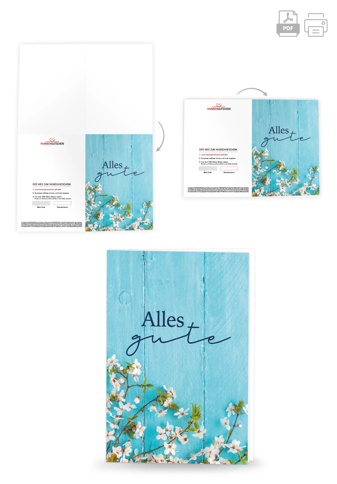 Alles Gute - Blau Holz - Image 4