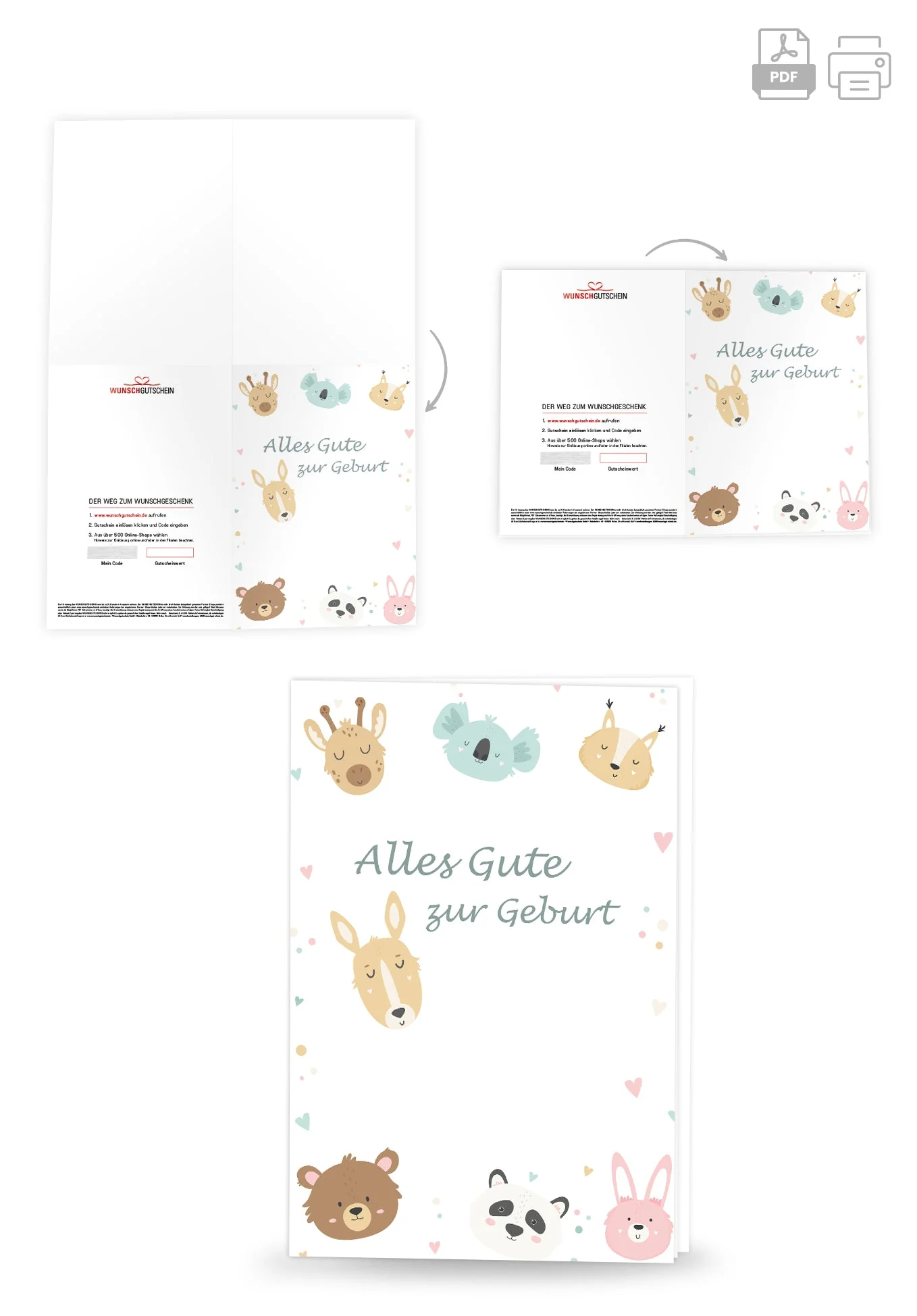 Alles Gute Geburt - Tiere PDF - Image 4