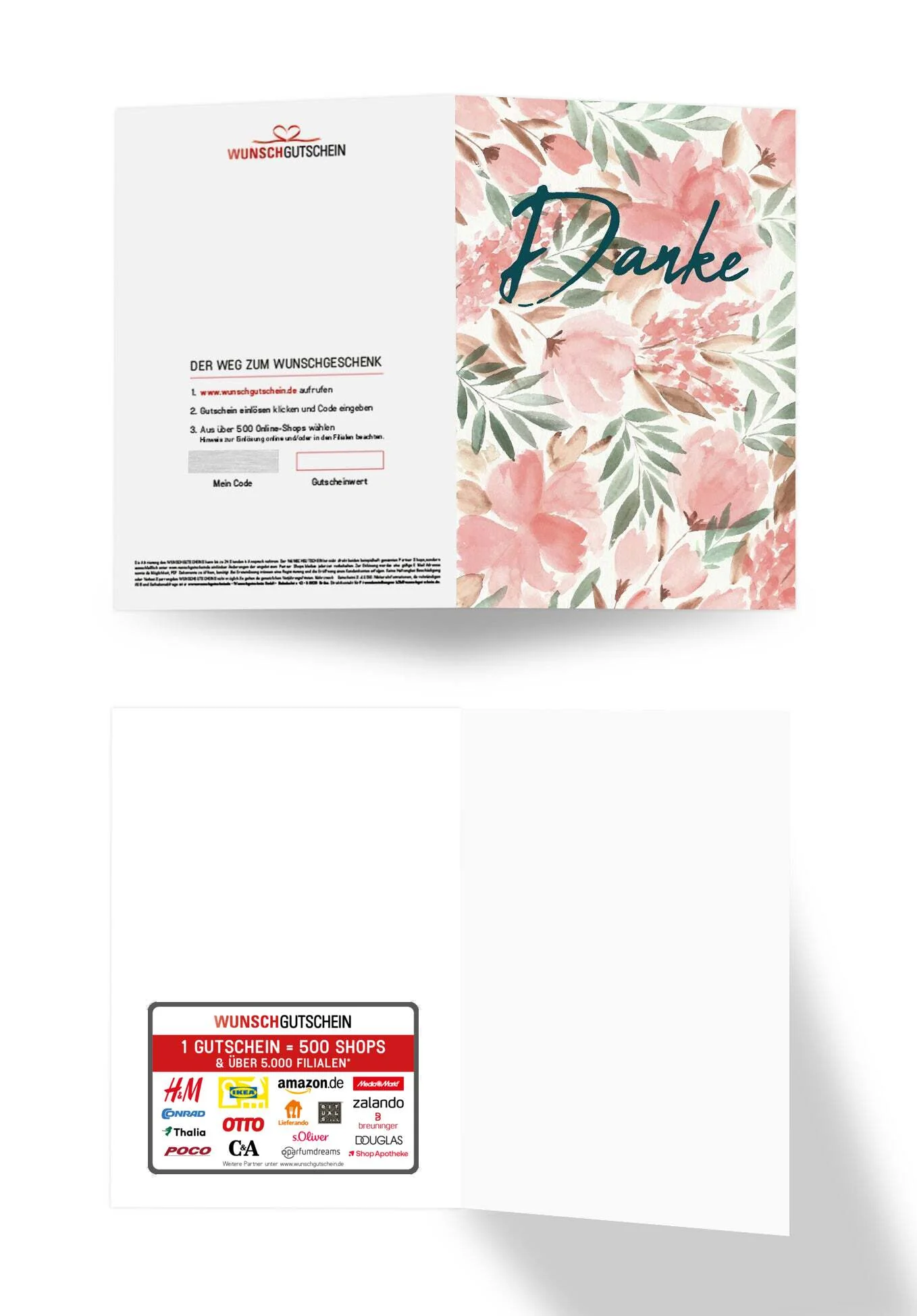 Danke - Blumen Rosa - Image 3