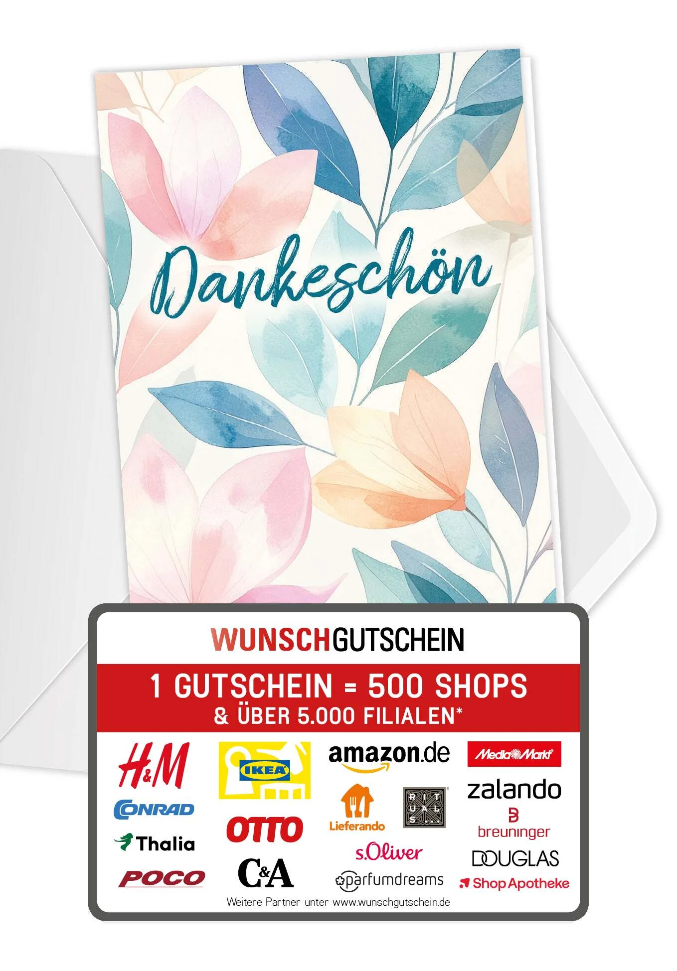 Dankeschön - Blätter Bunt