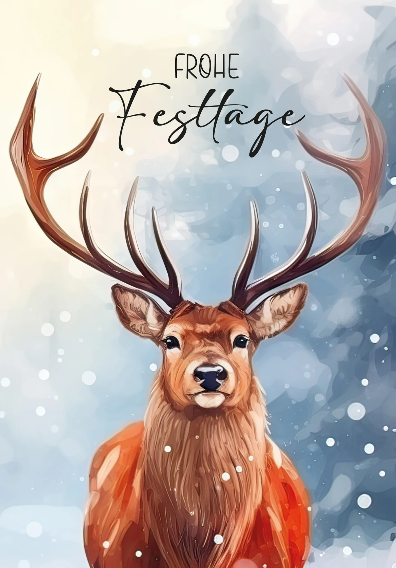 Frohe Festtage - Hirsch - Image 2