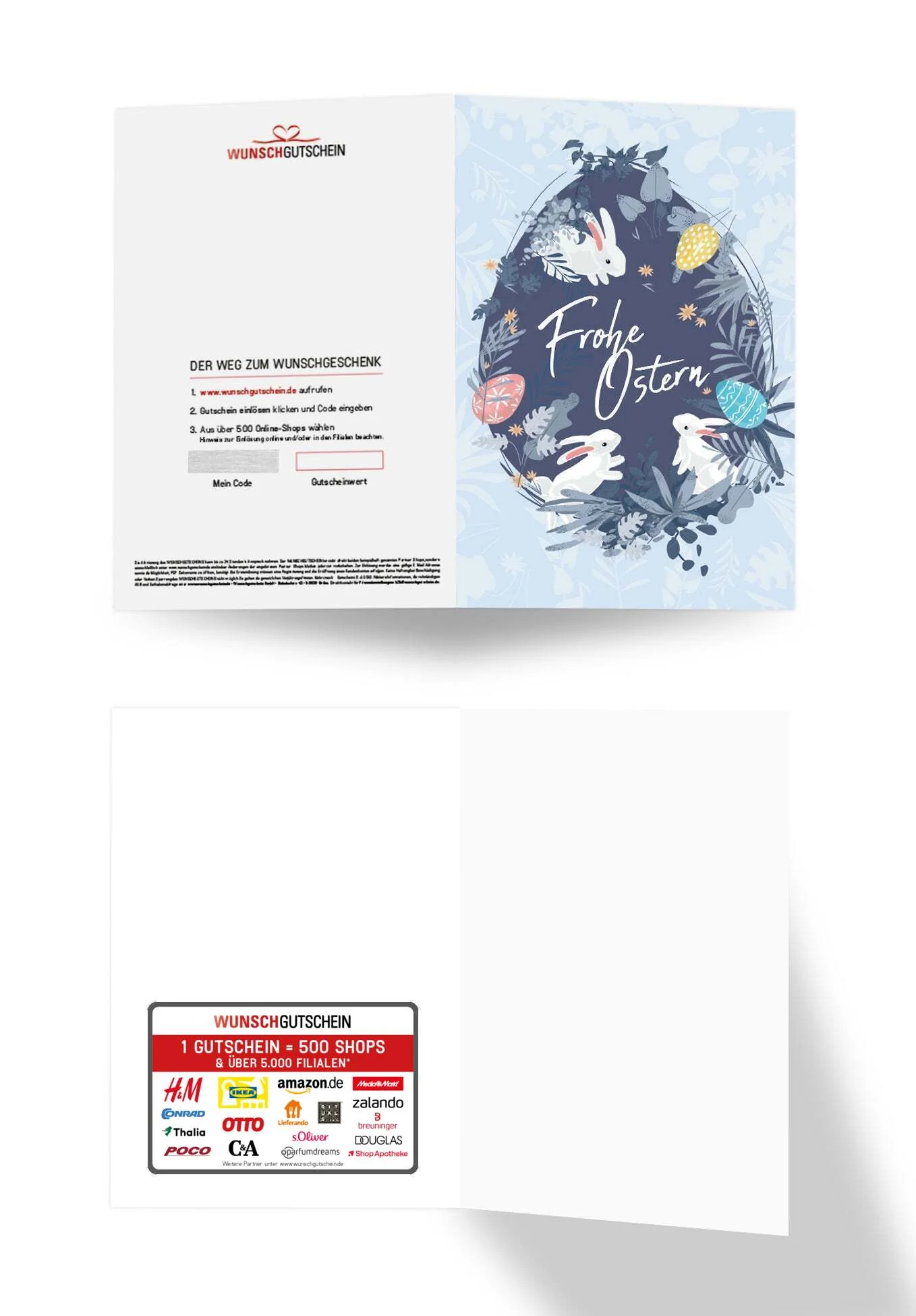Frohe Ostern - Ei auf Blau PDF - Image 3
