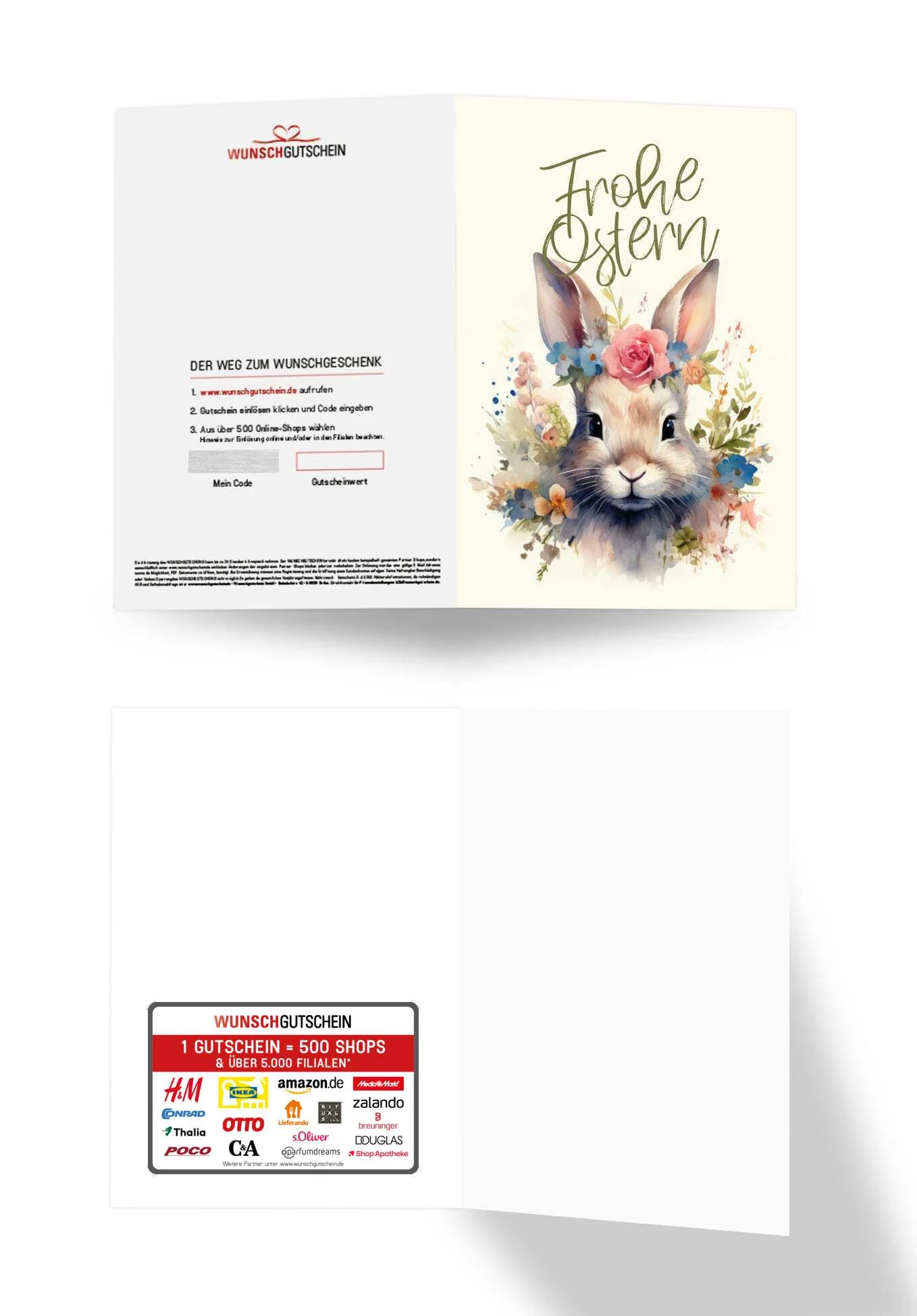 Frohe Ostern - Hase Blumen - Image 3