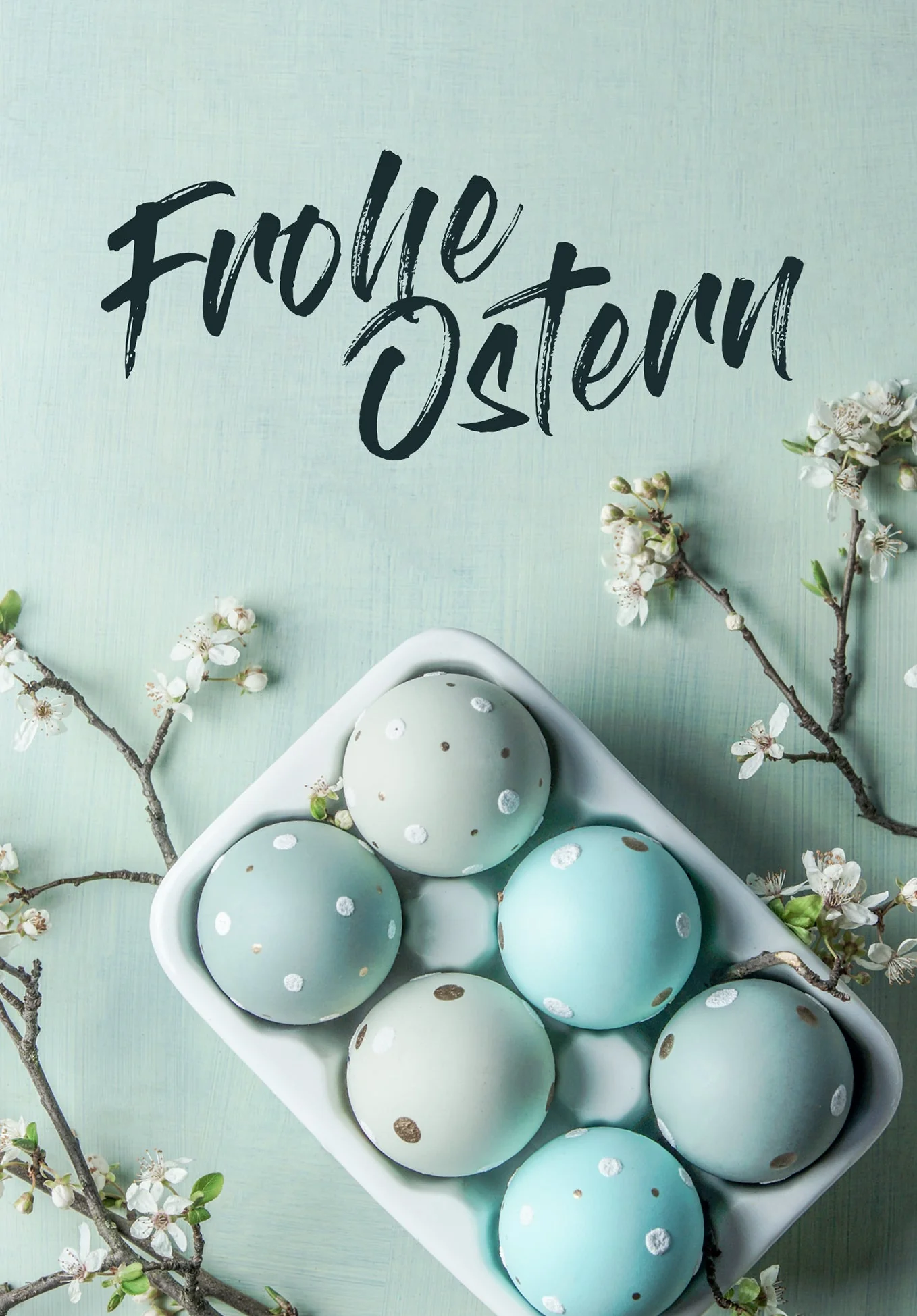 Frohe Ostern - Ostereier Blau PDF - Image 2
