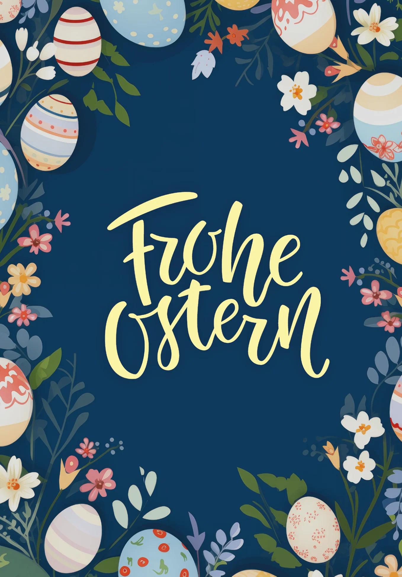 Frohe Ostern - Ostereier Blumen - Image 2