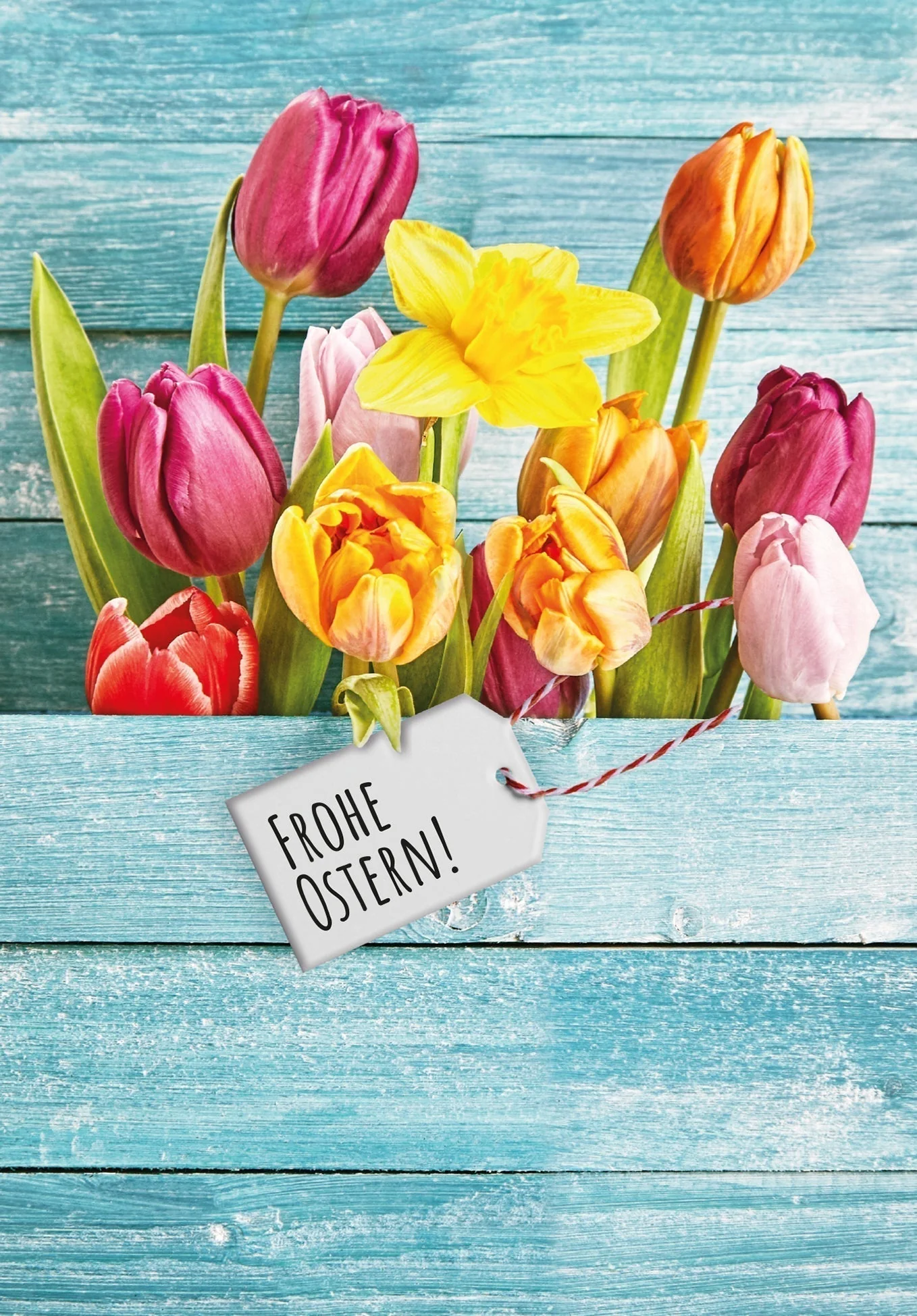 Frohe Ostern - Tulpen Holz PDF - Image 2