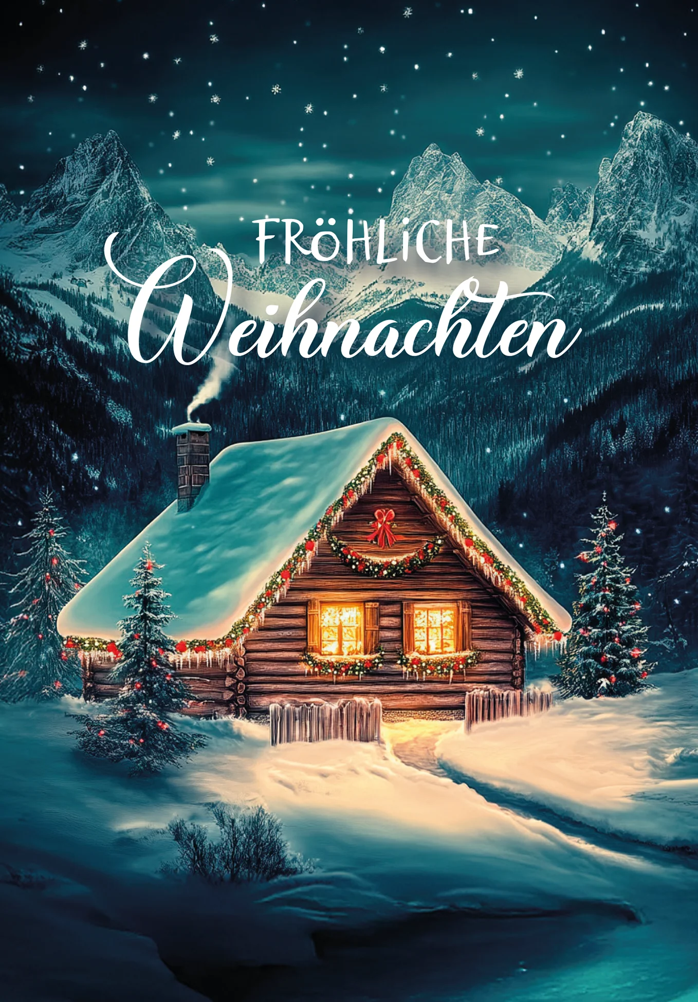 Fröhliche Weihnachten - Berghütte - Image 2