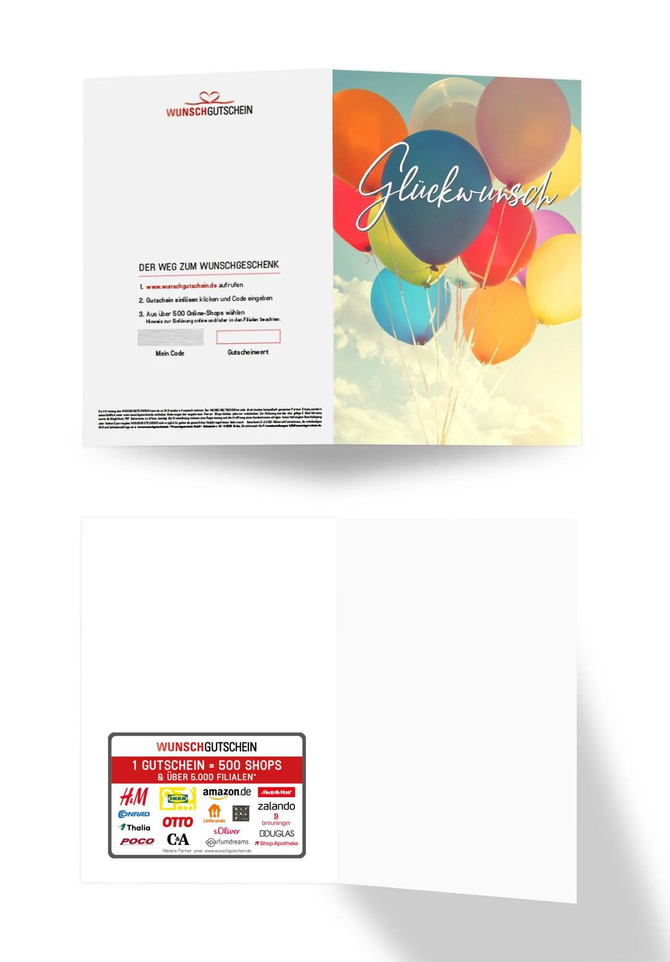 Glückwunsch - Bunte Ballons - Image 3