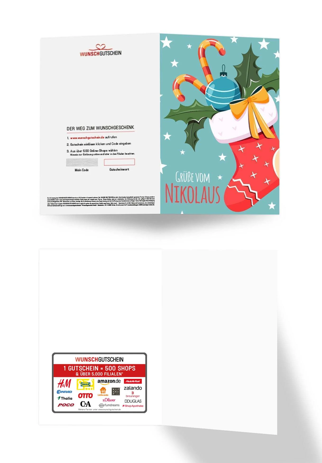 Grüße vom Nikolaus - Strumpf PDF - Image 3