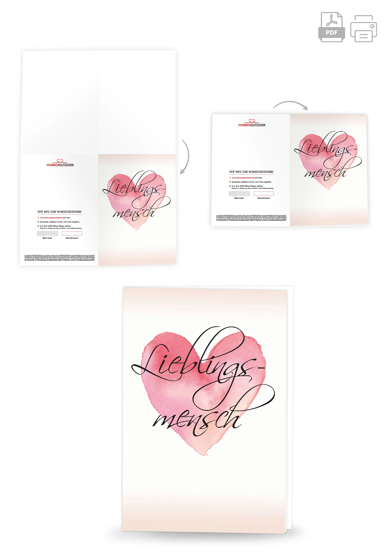 Lieblingsmensch - Herz Rosa - Image 4