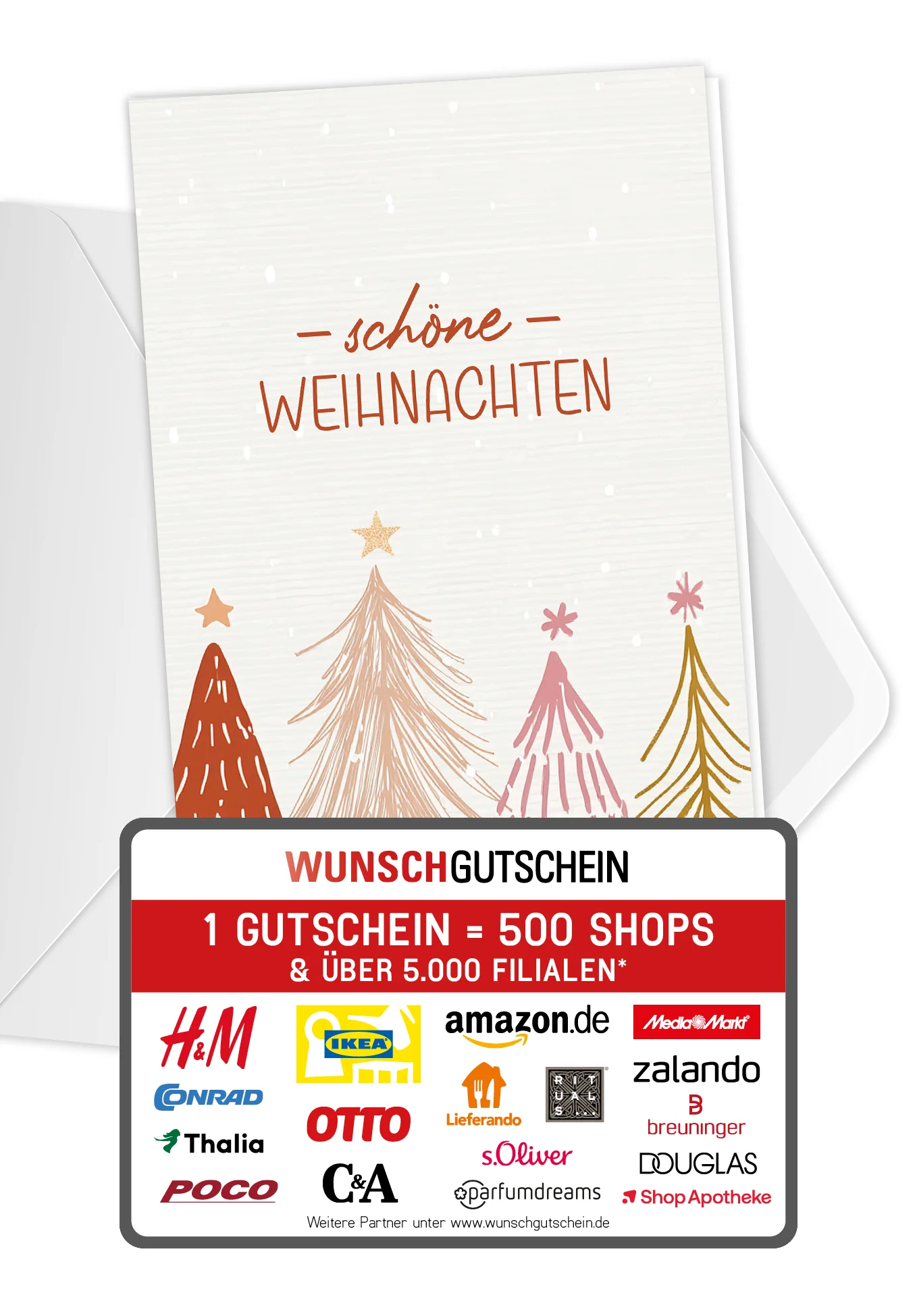 Schöne Weihnachten - Tannenbäume PDF