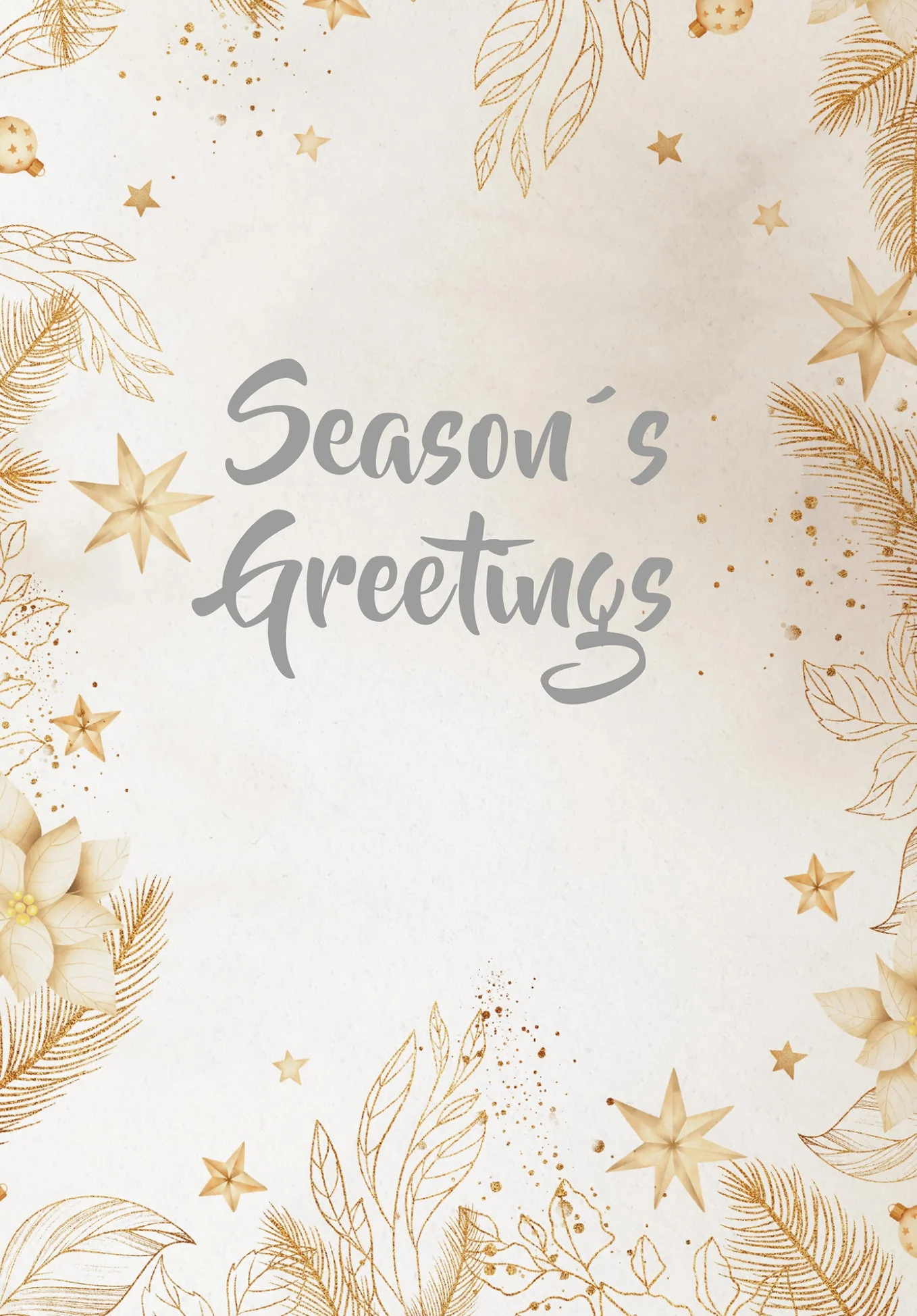 Season's Greetings - Gold - Image 2