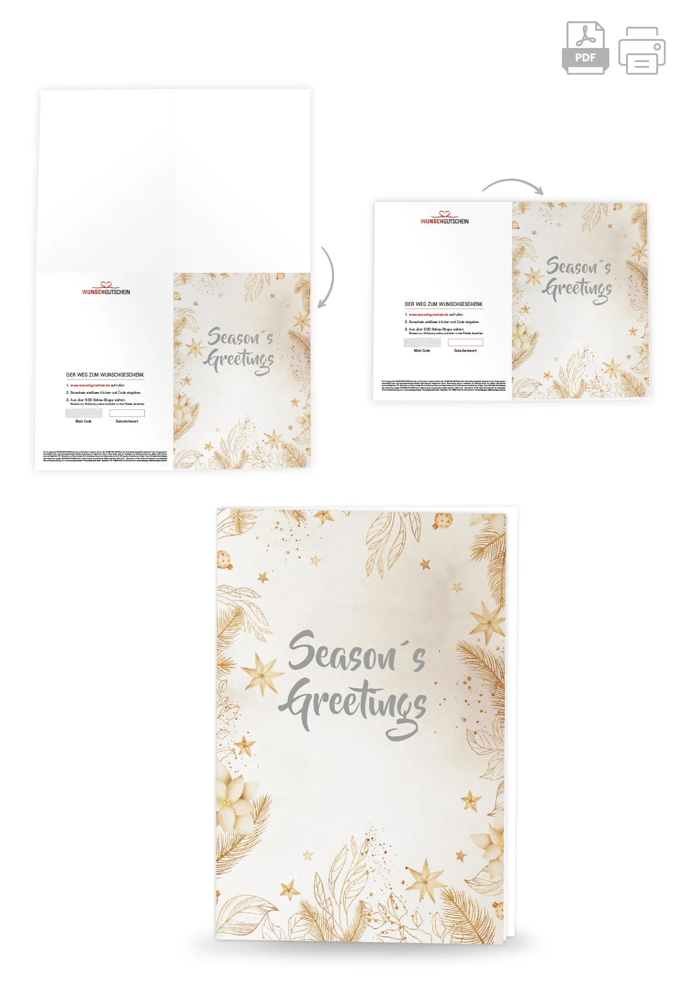 Season's Greetings - Gold PDF - Image 4