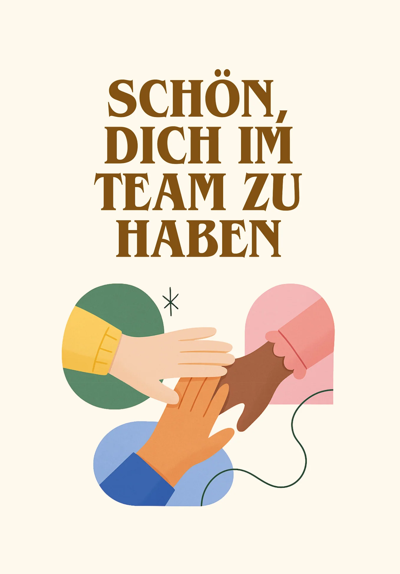 Team - Handschlag Beige - Image 2