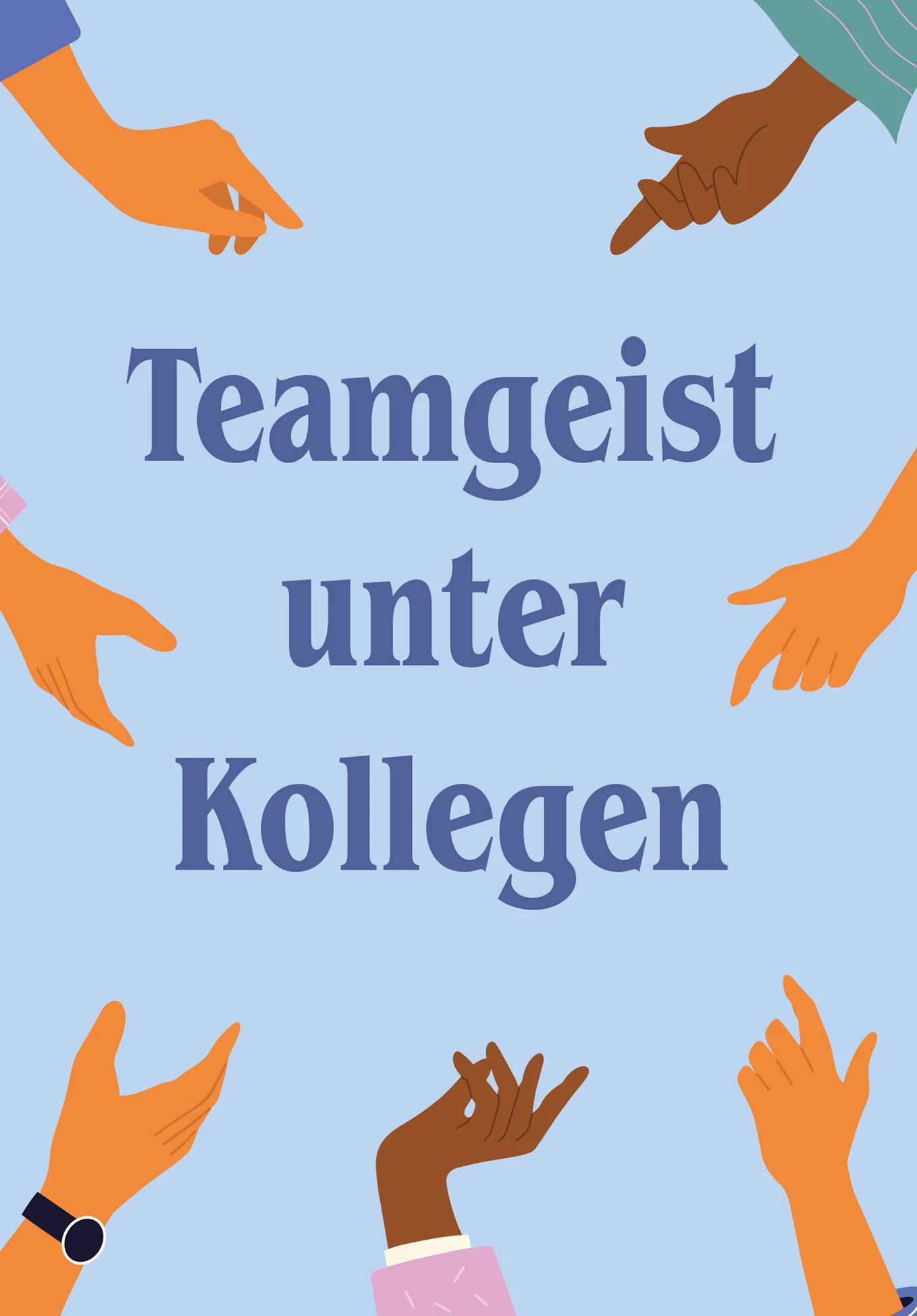 Teamgeist unter Kollegen - Hände PDF - Image 2