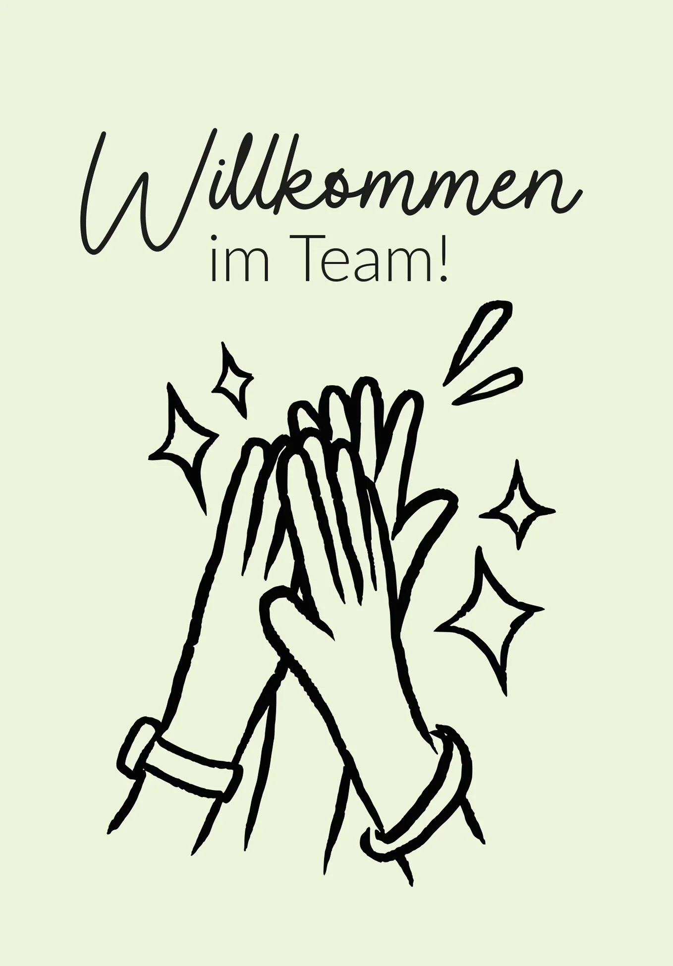 Willkommen im Team - High five PDF - Image 2