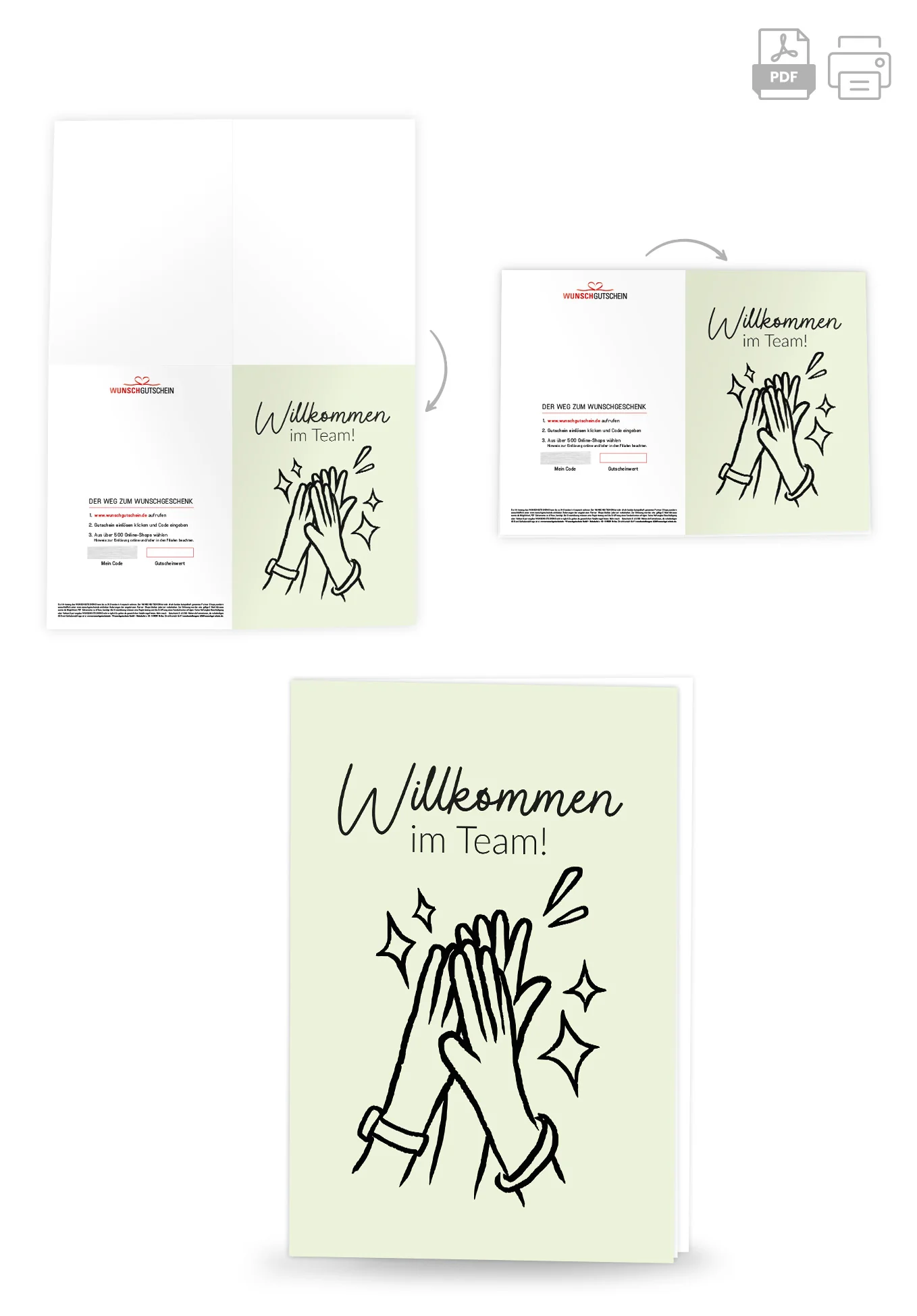Willkommen im Team - High five PDF - Image 4